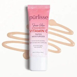 Purlisse Sheer Glow Strawberry Vitamin C Tinted Moisturizer